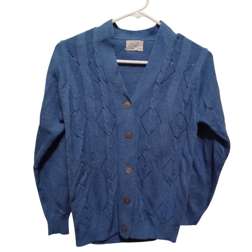 vintage sears knit cardigan